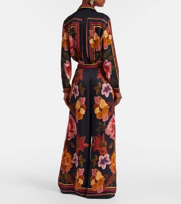 Weite High-Rise-Hose | Farm Rio