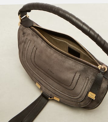 Borsa a spalla Marcie Mini in suede | Chloé