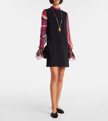 Vestido corto Iride de cady | Pucci