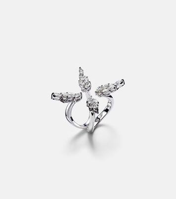 Ring Y-Not aus 18kt Weißgold (750/1000) mit Diamanten | Yeprem