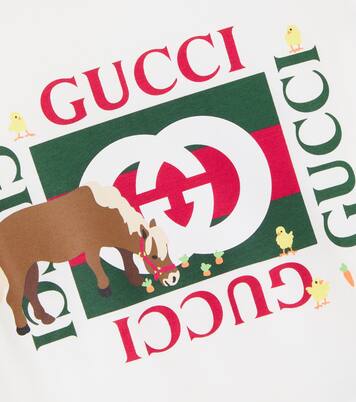 x Euan Roberts baby cotton jersey T-shirt | Gucci Kids