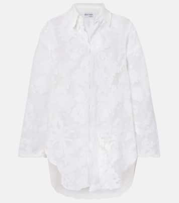 Embroidered cotton shirt | Juliet Dunn