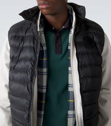Embroidered cotton piqué polo shirt | Moncler