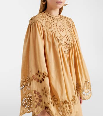 Blusa Awaken in cotone sangallo | Zimmermann