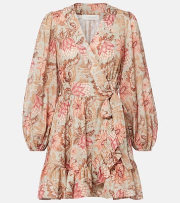 Daylight floral cotton wrap dress | Zimmermann