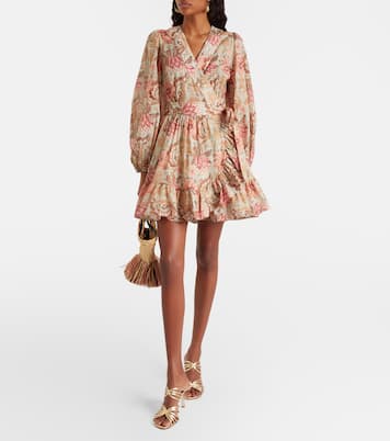Daylight floral cotton wrap dress | Zimmermann