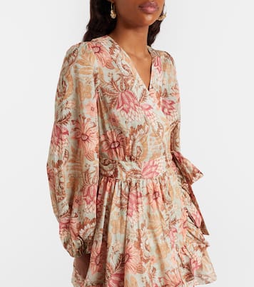 Daylight floral cotton wrap dress | Zimmermann