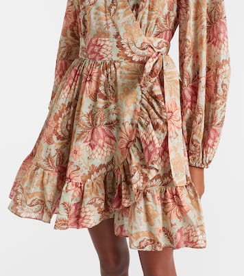 Daylight floral cotton wrap dress | Zimmermann