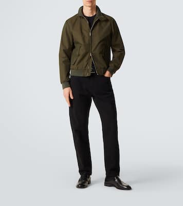 Cotton-blend blouson jacket | Slowear