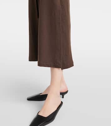 Cotton and linen jersey midi dress | Lemaire