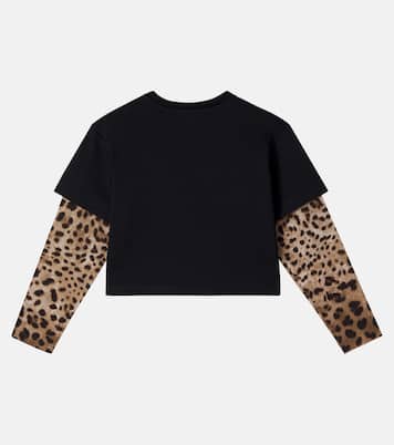 Camiseta de algodón con logo | Dolce&Gabbana Kids