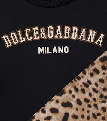 Camiseta de algodón con logo | Dolce&Gabbana Kids