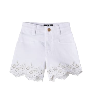 Adalyn broderie anglaise denim shorts  | Molo