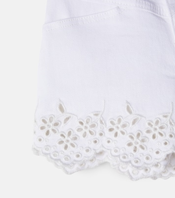 Adalyn broderie anglaise denim shorts  | Molo