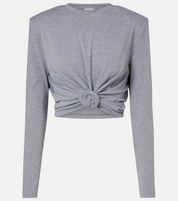 Cropped-Top aus Jersey | Magda Butrym