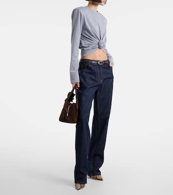 Cropped-Top aus Jersey | Magda Butrym