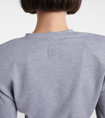 Cropped-Top aus Jersey | Magda Butrym