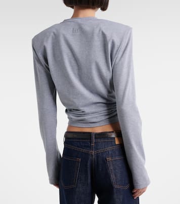 Cropped-Top aus Jersey | Magda Butrym