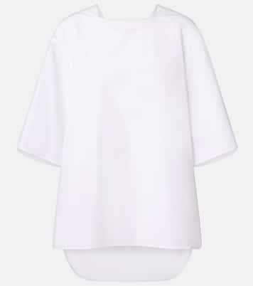 Hamza cotton poplin top | The Row