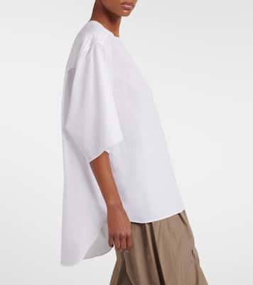 Hamza cotton poplin top | The Row