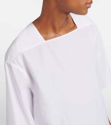 Hamza cotton poplin top | The Row