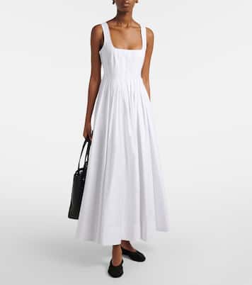 Midikleid Giro aus Baumwoll-Canvas | Sportmax