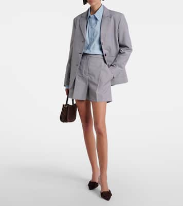 Casual Graphic gingham shorts | Dorothee Schumacher