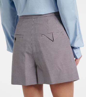 Casual Graphic gingham shorts | Dorothee Schumacher