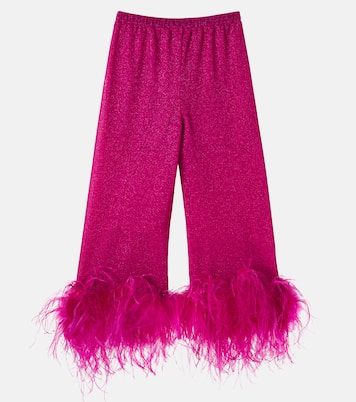 Hose Lumière Plumage mit Federn | Oséree Kids