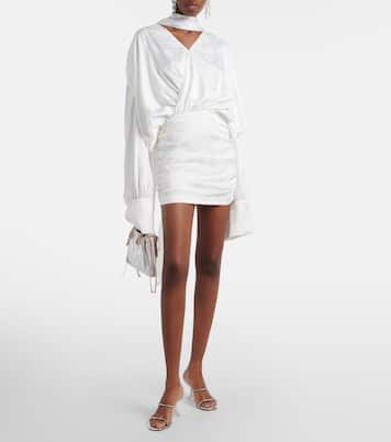 Bridal Minikleid aus Satin | Rotate