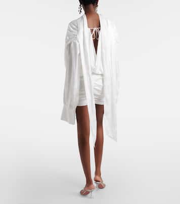 Bridal Minikleid aus Satin | Rotate