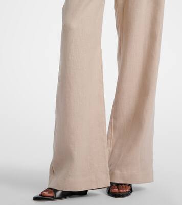 Rivello 리넨 와이드 팬츠 | Asceno