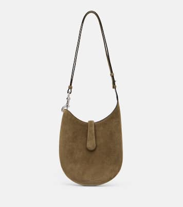 Bean Sling Mini suede shoulder bag | Phoebe Philo