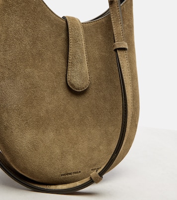 Bean Sling Mini suede shoulder bag | Phoebe Philo