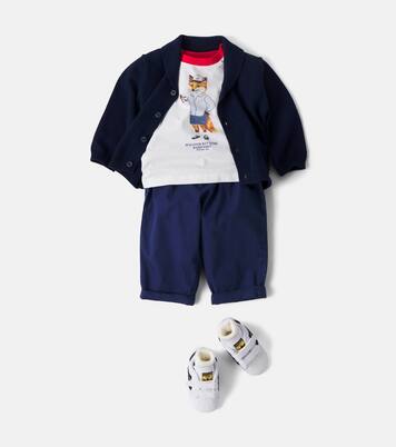 x Kitsuné Baby Lyrical printed cotton T-shirt | Bonpoint