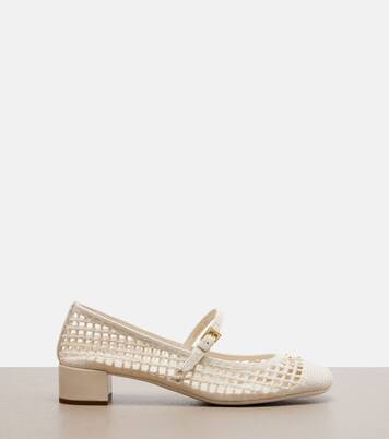 Crochet Mary Jane pumps | Prada