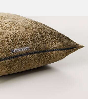 Cotton-blend jacquard cushion | Maison de Vacances