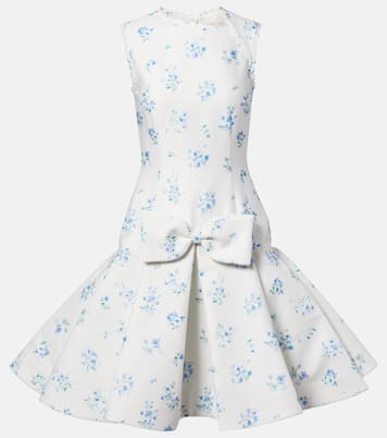 Floral cotton and silk minidress | Shushu/Tong
