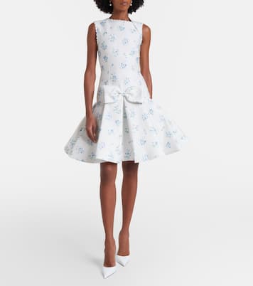 Floral cotton and silk minidress | Shushu/Tong