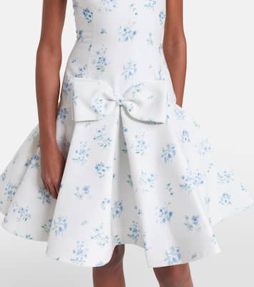 Floral cotton and silk minidress | Shushu/Tong