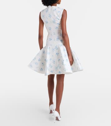 Floral cotton and silk minidress | Shushu/Tong