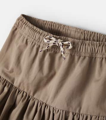 Britta gathered cotton skirt | Molo