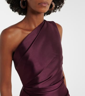 Robe Kira en satin | Solace London