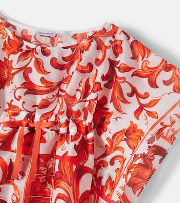 Bedrucktes Top aus Baumwolle | Dolce&Gabbana Kids