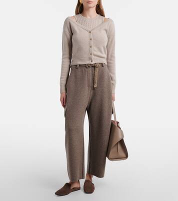 Iora cable-knit cashmere tank top | Lisa Yang