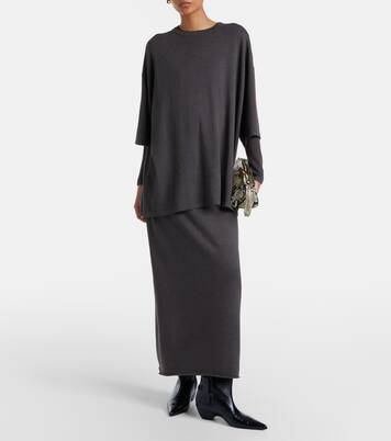 Vivian cotton and cashmere sweater | Lisa Yang