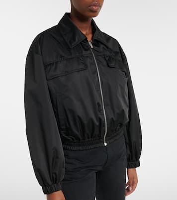 Shearling-trimmed blouson jacket | Saint Laurent