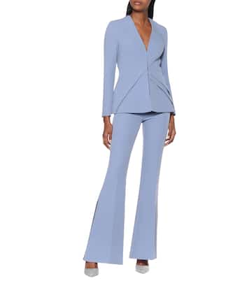 Lyanna crêpe blazer | Safiyaa