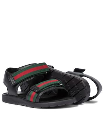 Sandalen mit Leder | Gucci Kids