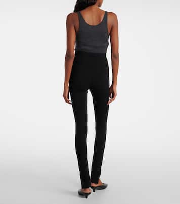 Zip high-rise leggings | Toteme